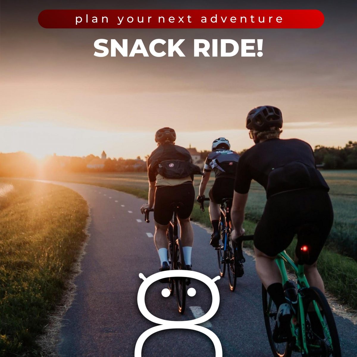 Cyclists on a Boulder pastry and snack bike ride